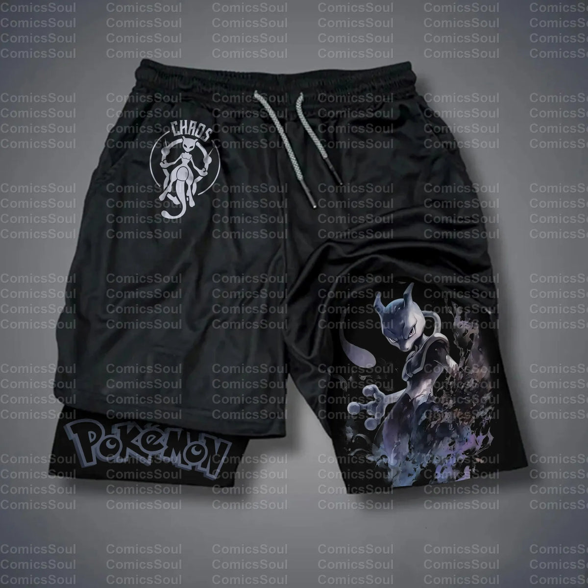 PKM-Unisex Casual Anime Streetwear Shorts