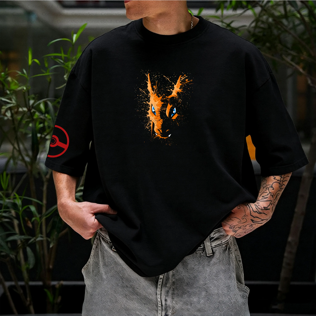 PKM-Unisex Anime Inspired Vintage T-Shirt