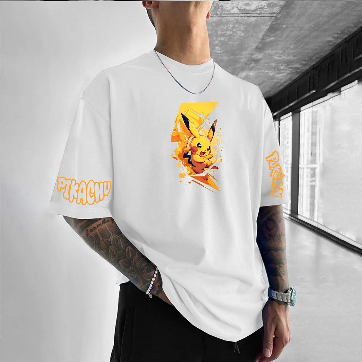 PKM-Unisex Anime Inspired Vintage T-Shirt