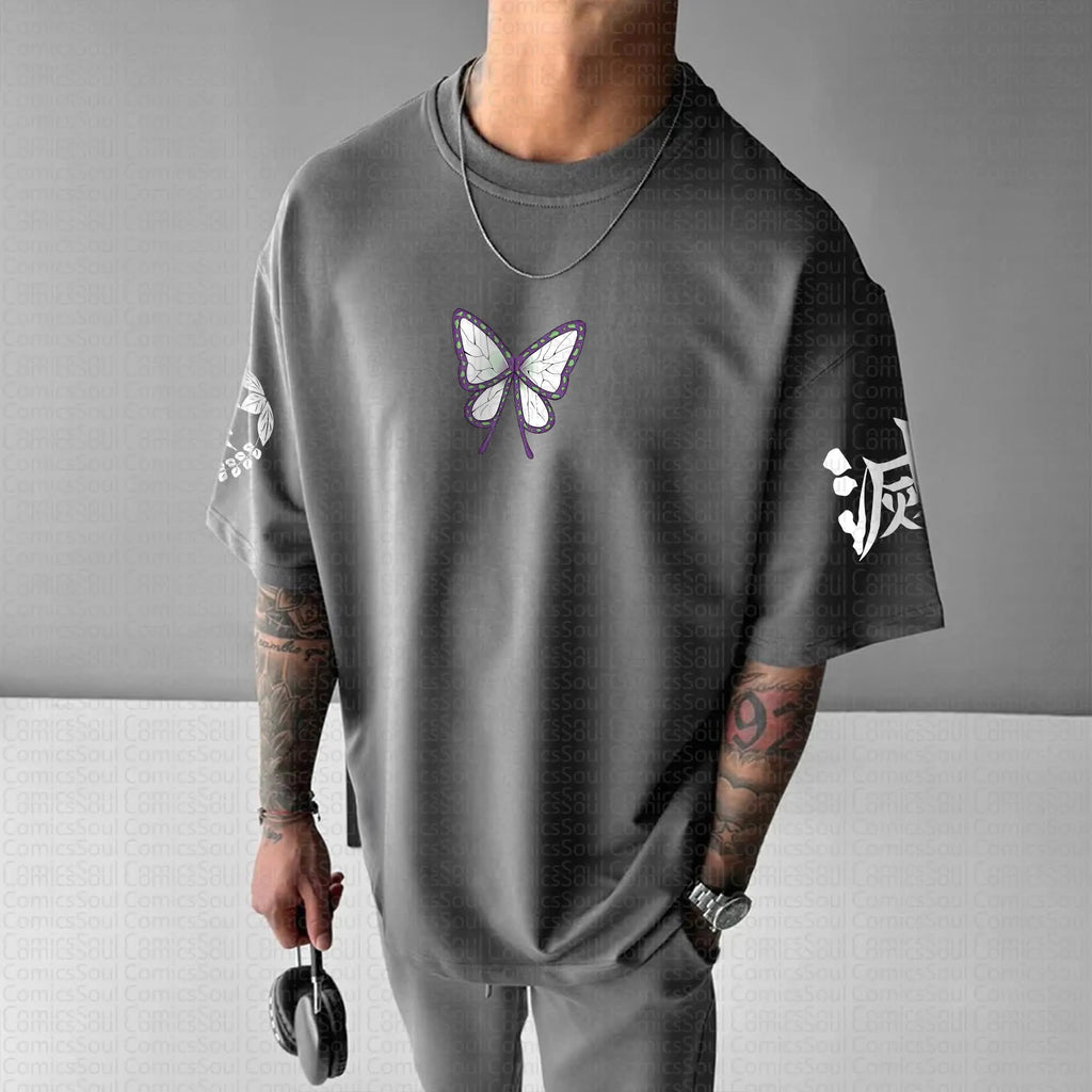 PKM-Unisex Anime Inspired Vintage T-Shirt