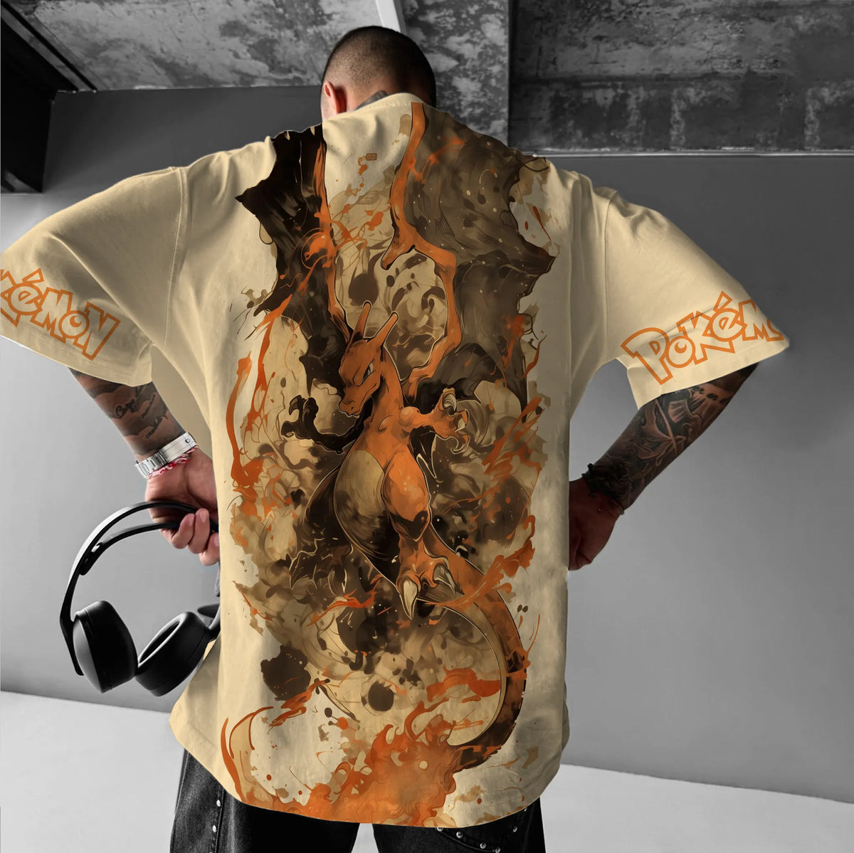 PKM-Unisex Anime Inspired Vintage T-Shirt