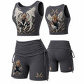 Dragon Ball Women's Anime-Print Tank Top And Shorts Sports Set
