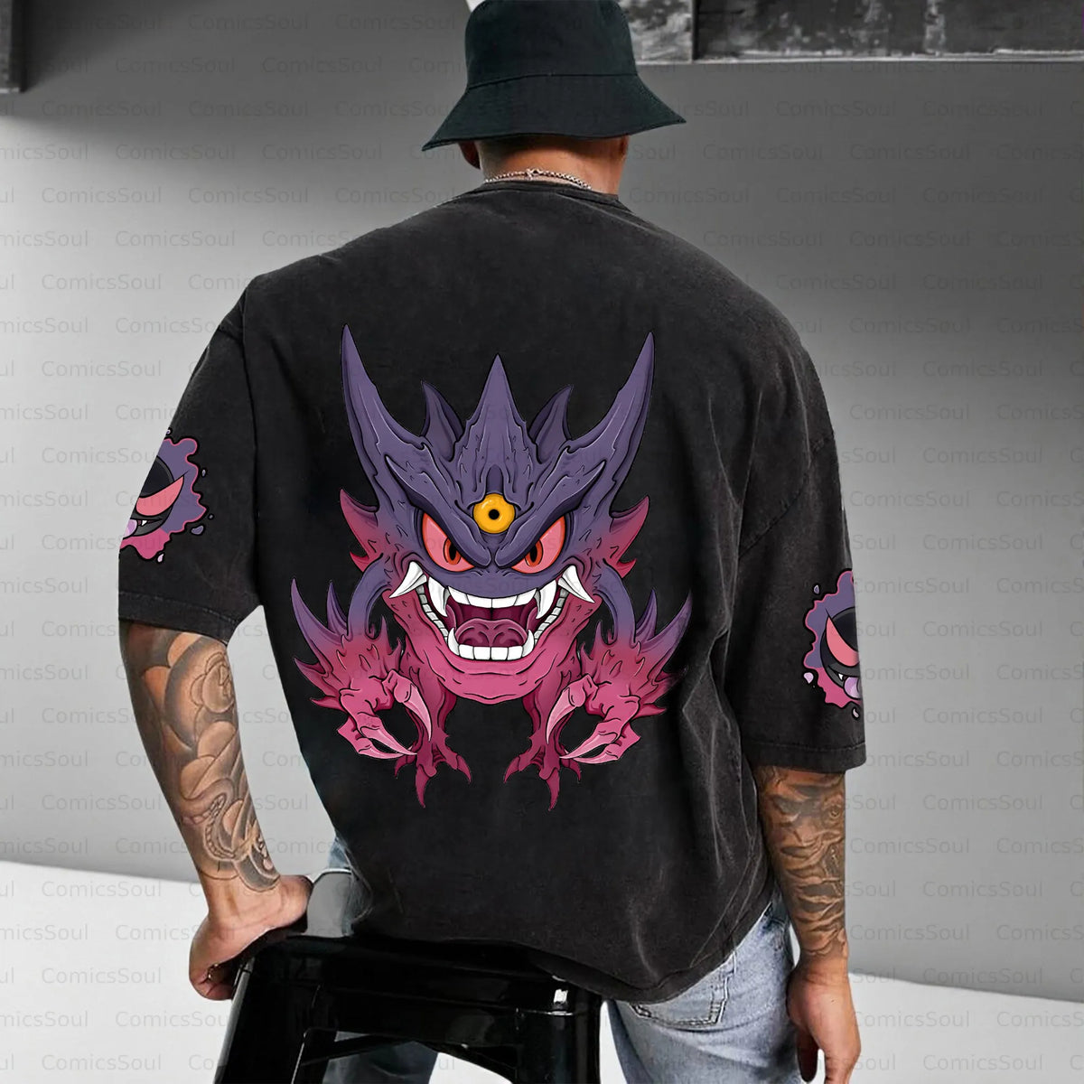 PKM-Unisex  Inspired Vintage Washed T-Shirt