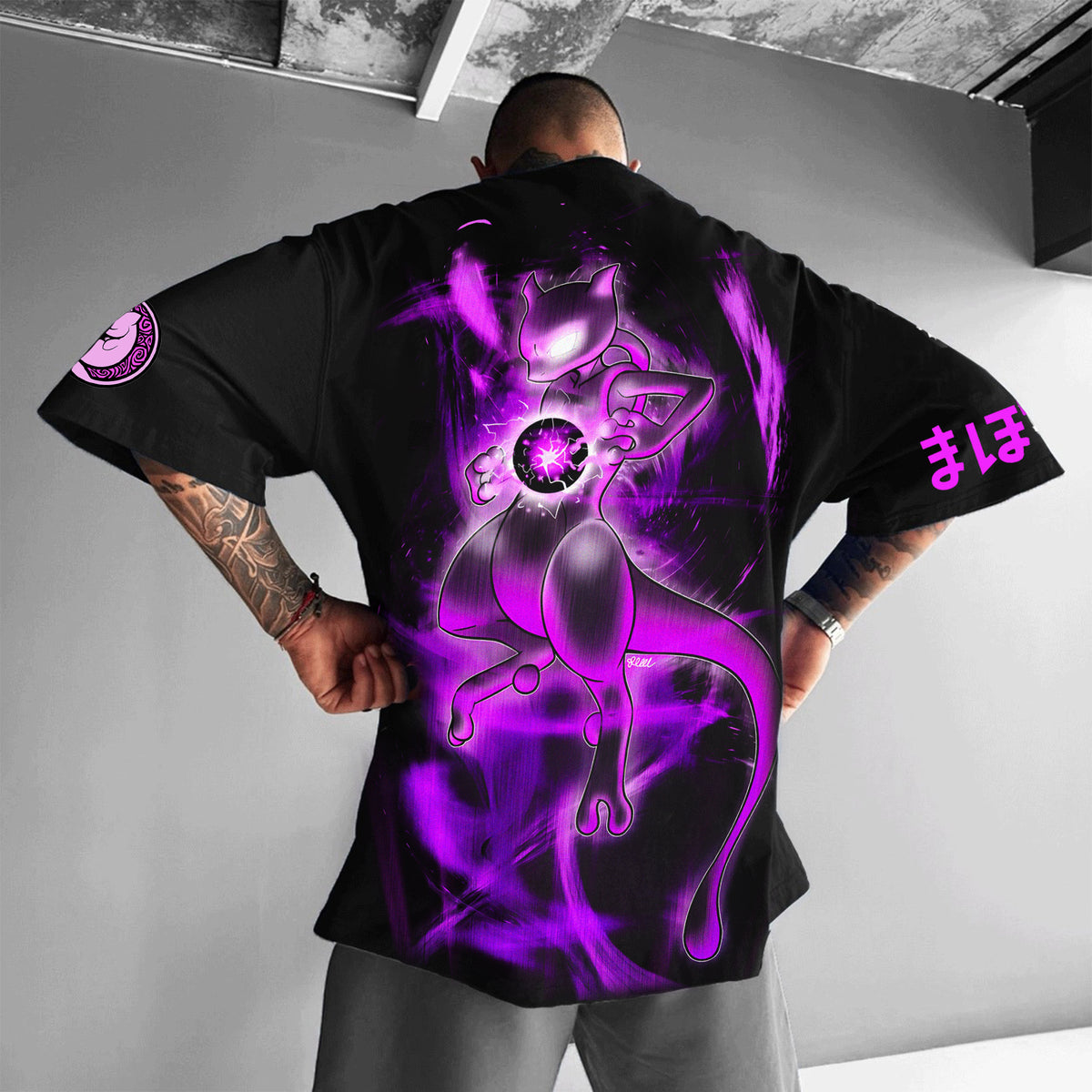 PKM-Unisex Anime Inspired Vintage T-Shirt