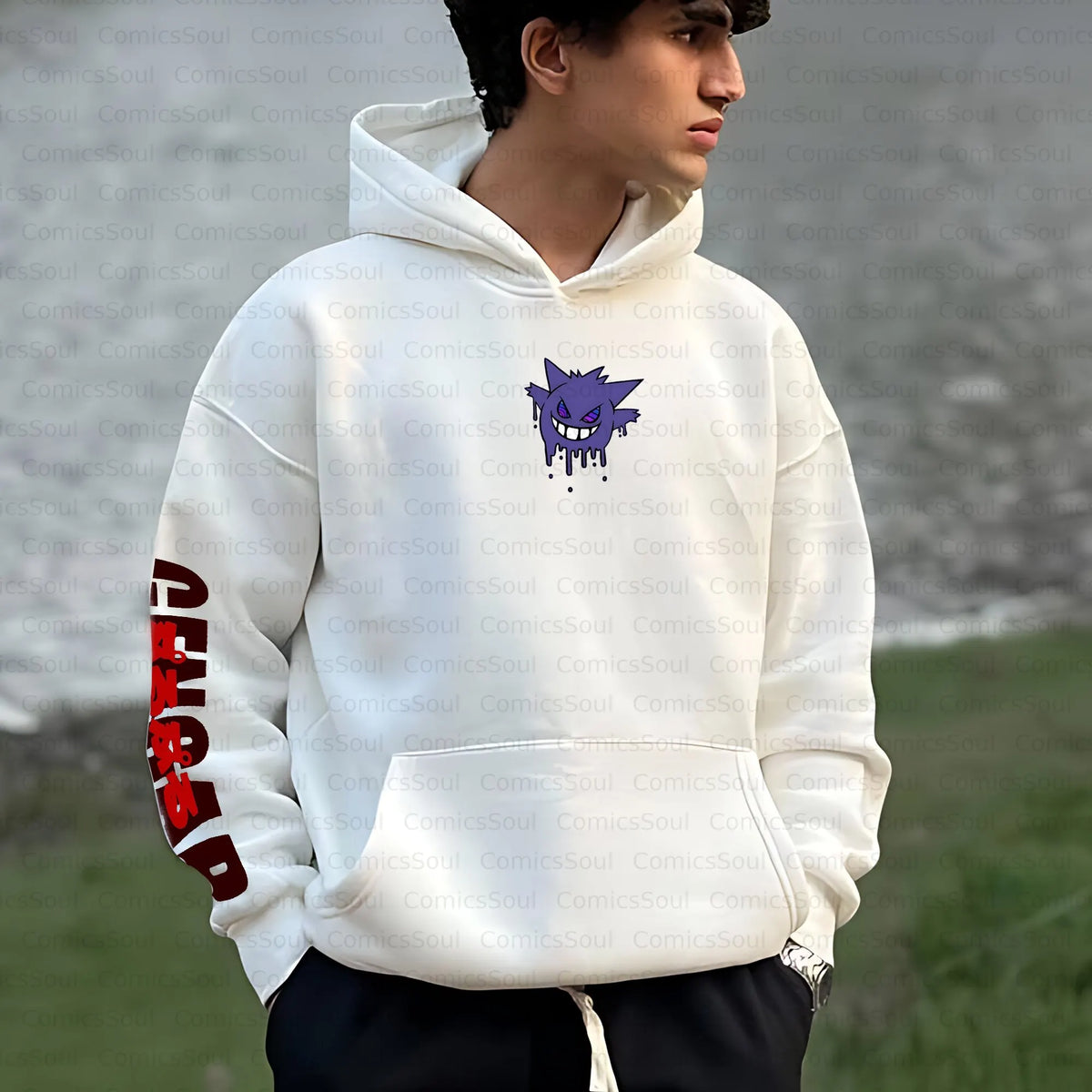 PKM-Unisex Anime Inspired Vintage Plush Hoodie