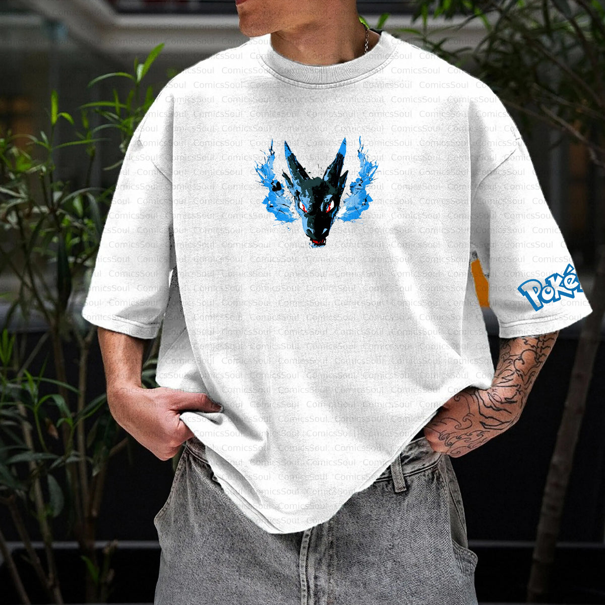PKM-Unisex Anime Inspired Vintage T-Shirt