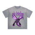 SL-Unisex Anime Inspired Washed  Vintage T-Shirt
