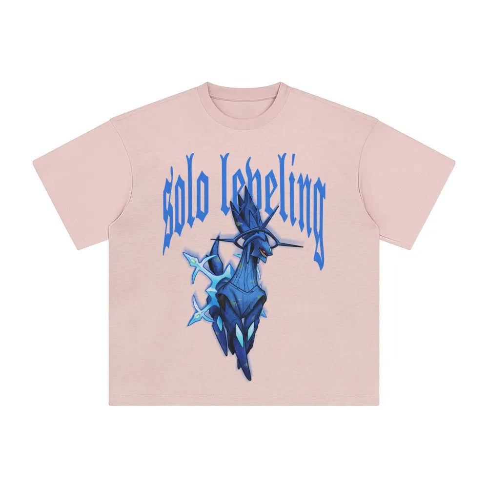 SL-Unisex Anime Inspired Washed  Vintage T-Shirt