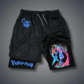 PKM-Unisex Casual Anime Style Shorts