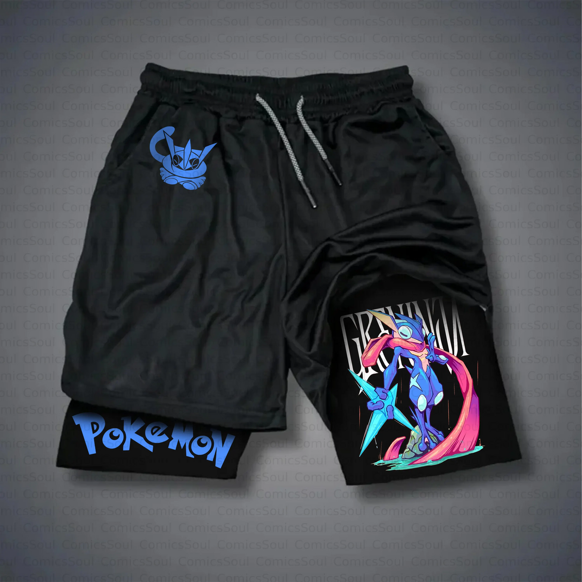 PKM-Unisex Casual Anime Style Shorts