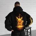 PKM-Unisex Anime Graphic Streetwear Vintage Plush Hoodie