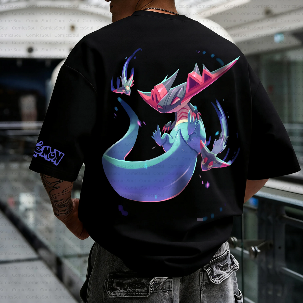 PKM-Unisex Anime Inspired Vintage T-Shirt