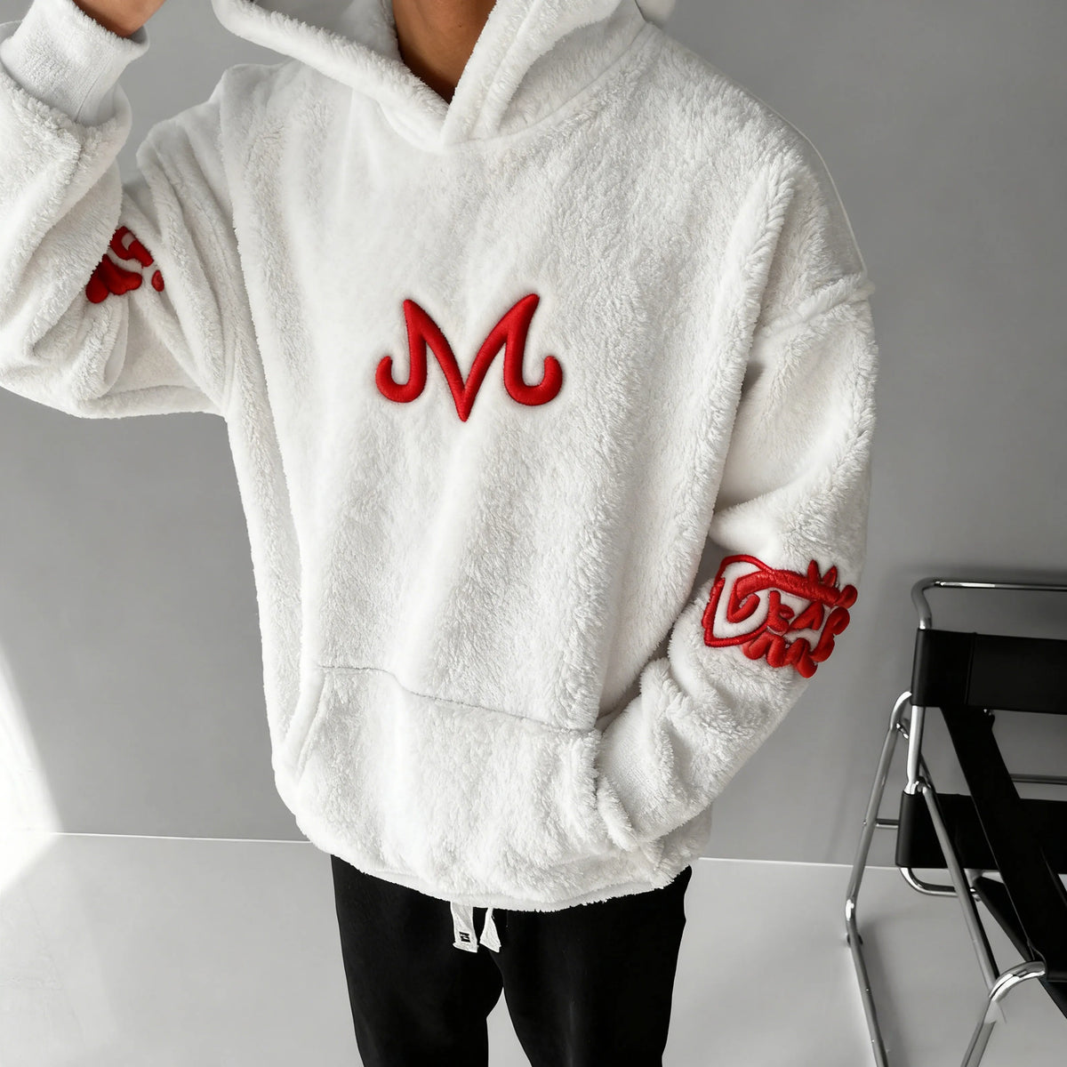 Dragon Ball Color Blocked Plush Hoodie