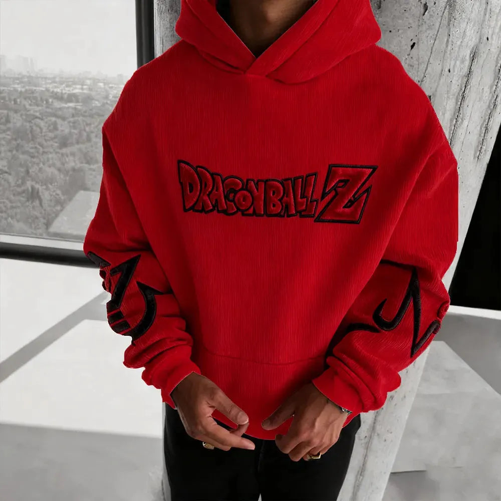 Dragon Ball Color Blocked Plush Hoodie