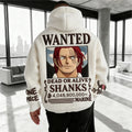 One Piece Color-blocked Plush Hoodie