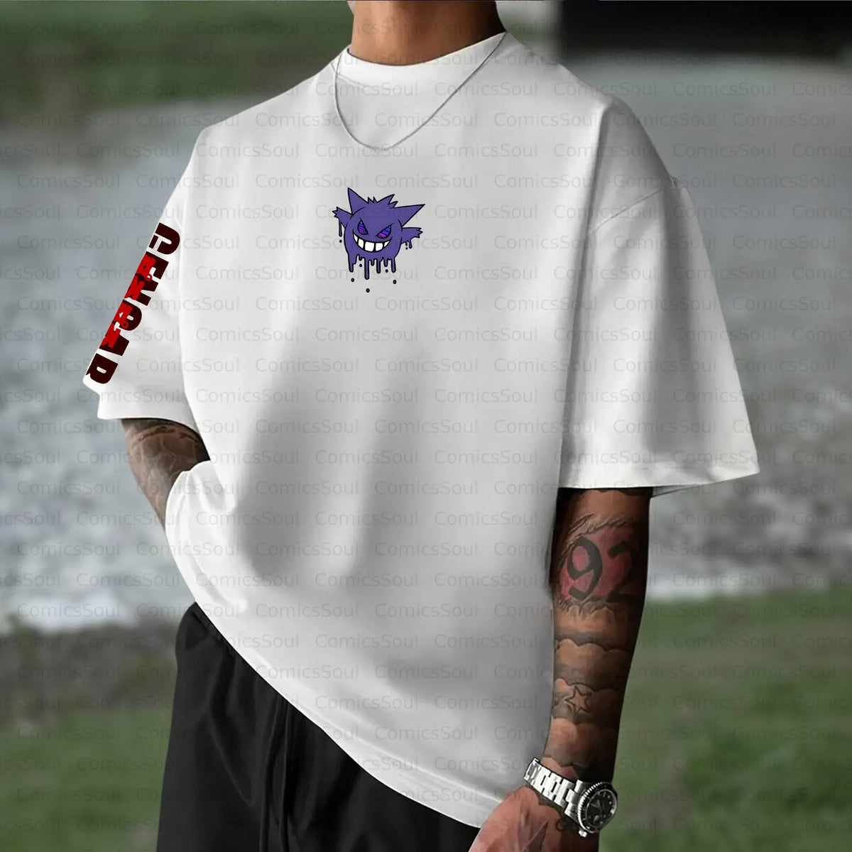 PKM-Unisex Anime Inspired Vintage T-Shirt