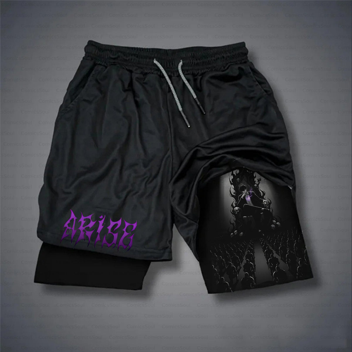 SL-Unisex Casual Anime Streetwear Gym Shorts