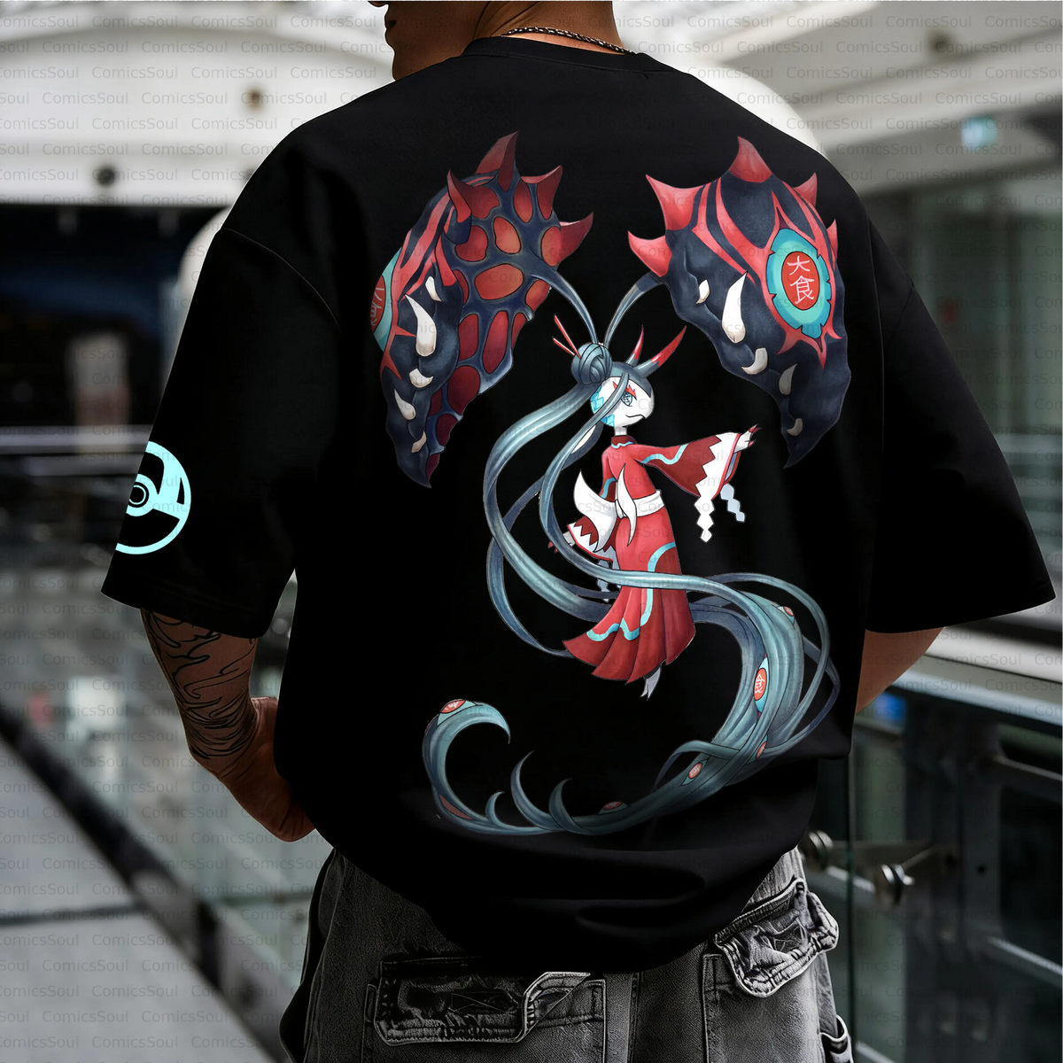 PKM-Unisex Anime Inspired Vintage T-Shirt