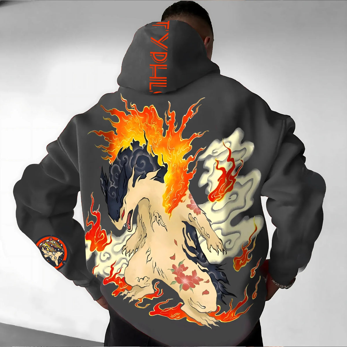 PKM-Unisex Anime Graphic Streetwear Vintage Hoodie