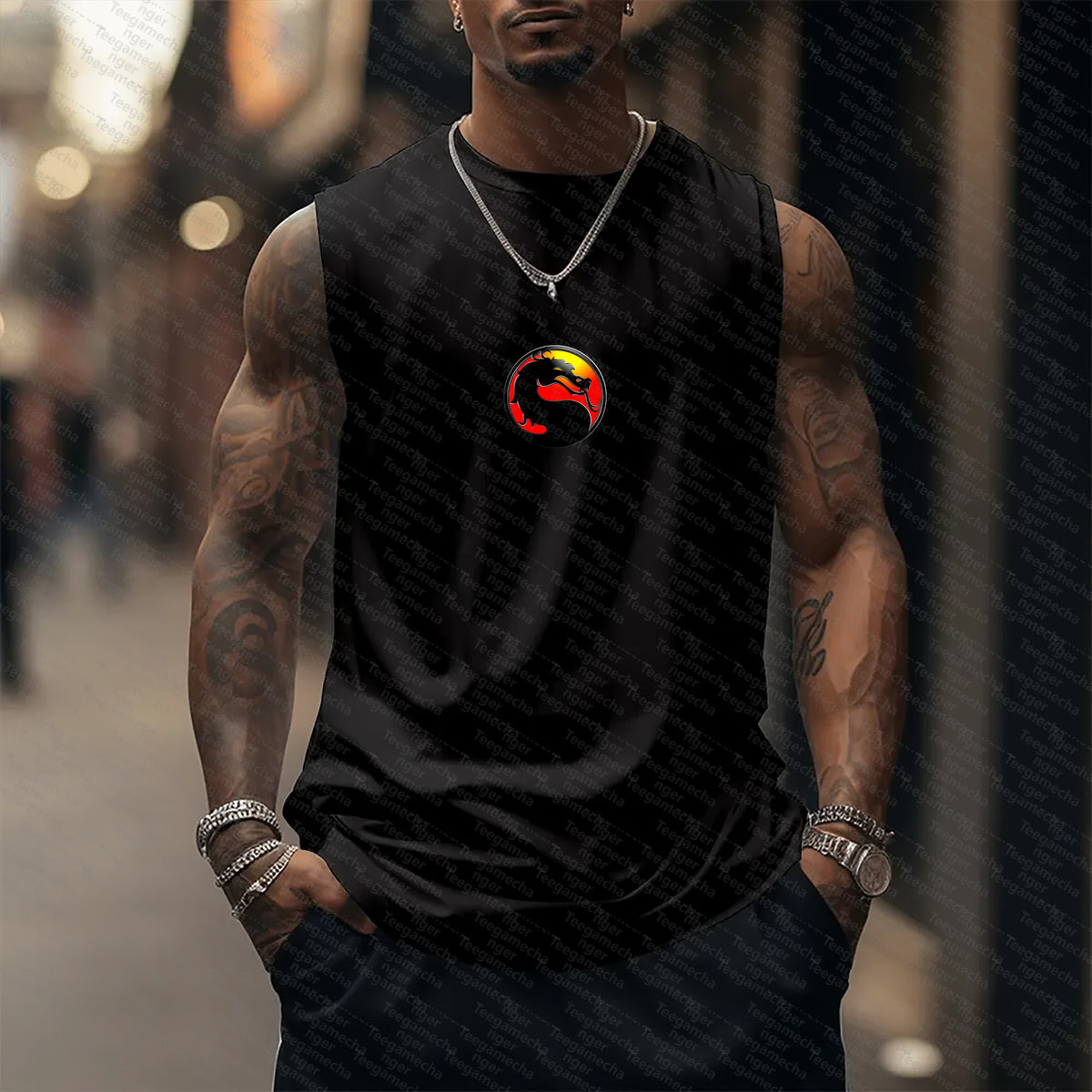 MK-Unisex Casual   Tank Top
