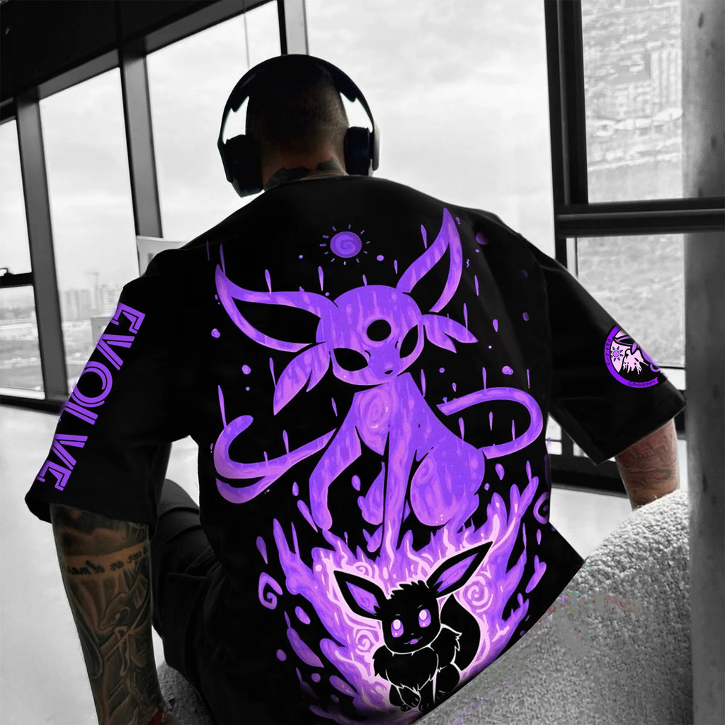PKM-Unisex Anime Inspired Vintage T-Shirt