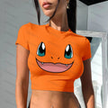 PKM-Women Anime Inspired Vintage T-Shirt