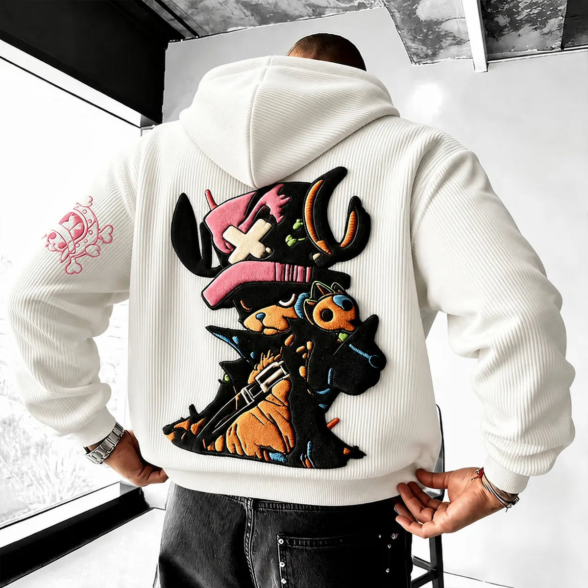 One Piece Unisex Anime-print Hoodie
