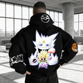 PKM-Unisex Anime Inspired Vintage Plush Hoodie