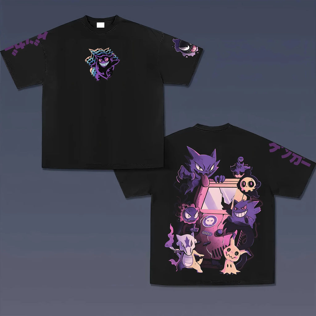 PKM-Unisex Anime Inspired Vintage T-Shirt