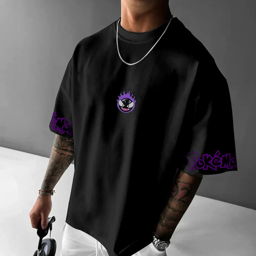 PKM-Unisex Anime Inspired Vintage T-Shirt