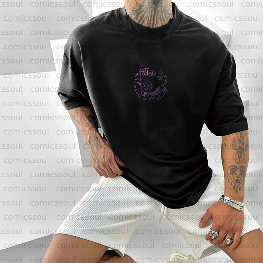 PKM-Unisex Anime Inspired Vintage T-Shirt