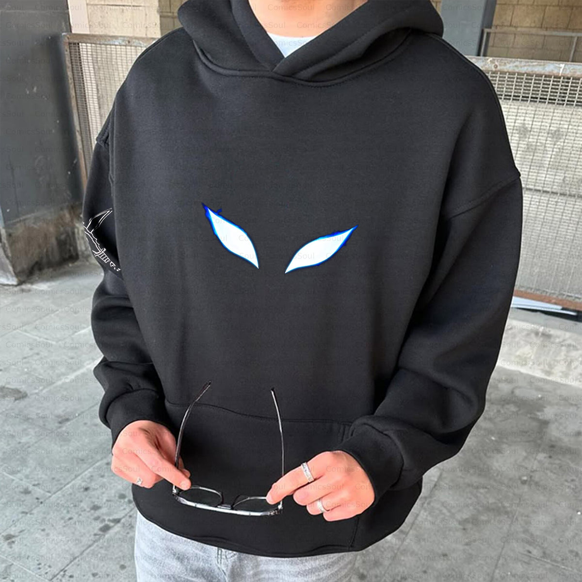 SL-Unisex Anime Inspired Vintage Plush Hoodie
