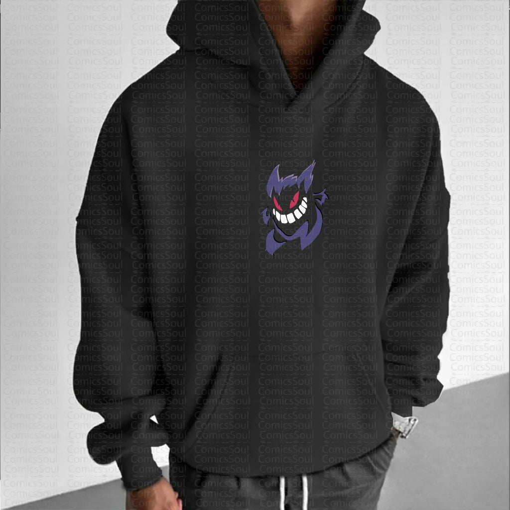 PKM-Unisex Anime Graphic Streetwear Vintage Hoodie