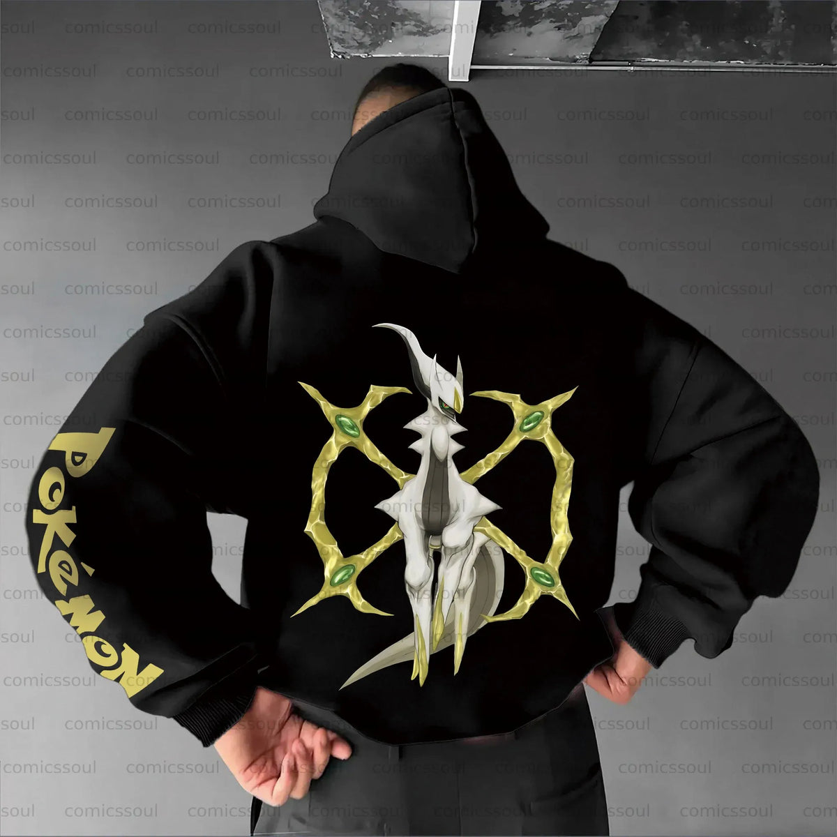PKM-Unisex Anime Graphic Streetwear Vintage Plush Hoodie