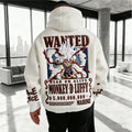 One Piece Color-blocked Plush Hoodie