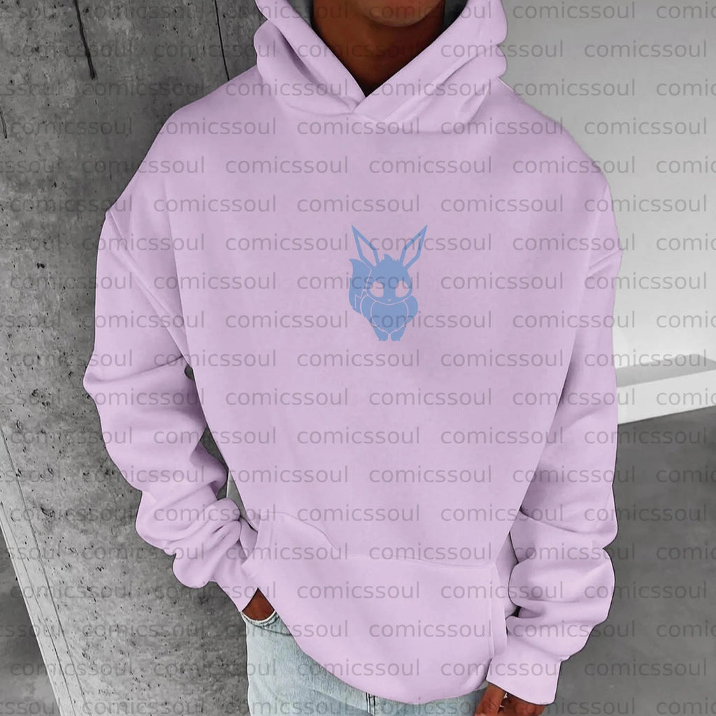 PKM-Unisex Anime Graphic Streetwear Vintage Hoodie