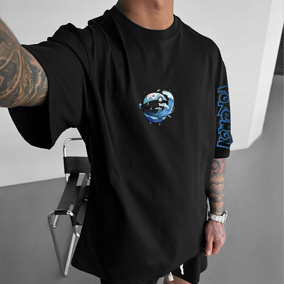 PKM-Unisex Anime Inspired Vintage T-Shirt