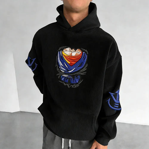 Dragon Ball Color Blocked Plush Hoodie