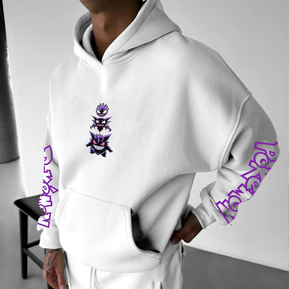 PKM-Unisex Anime Graphic Streetwear Vintage Hoodie