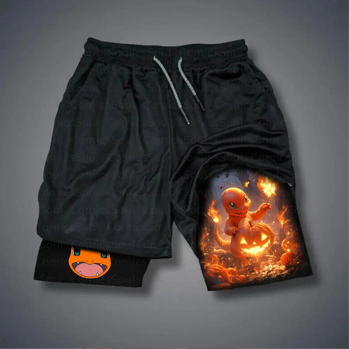 PKM-Unisex Casual Anime Streetwear Shorts