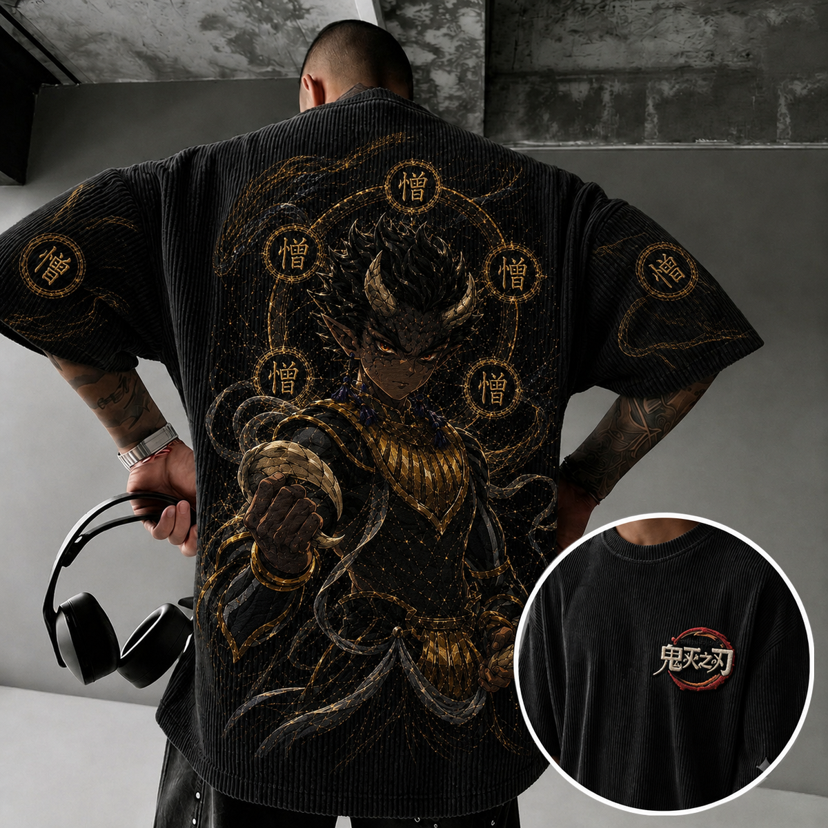 KNY Vintage Anime Print T-shirt