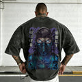 MK-Unisex Anime Inspired Vintage Washed T-Shirt