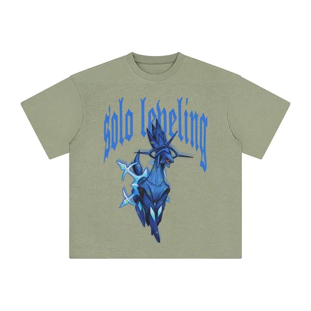 SL-Unisex Anime Inspired Washed  Vintage T-Shirt