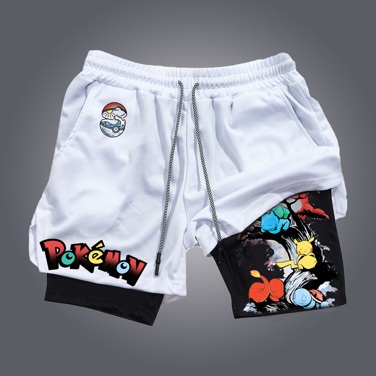 PKM-Unisex Casual Anime Streetwear Shorts