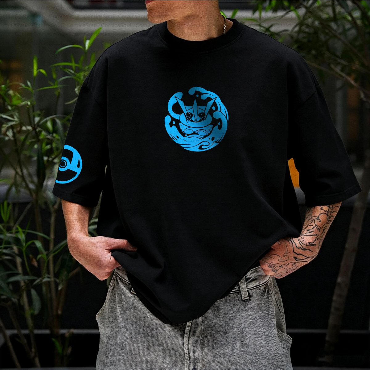PKM-Unisex Anime Inspired Vintage T-Shirt