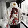 KNY Vintage Graphic Men Hoodie Loose Streetwear Pullover