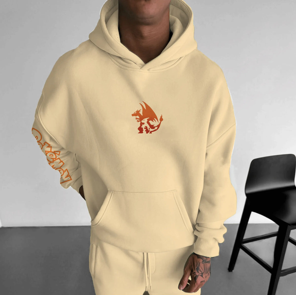 PKM-Unisex Anime Graphic Streetwear Vintage Hoodie