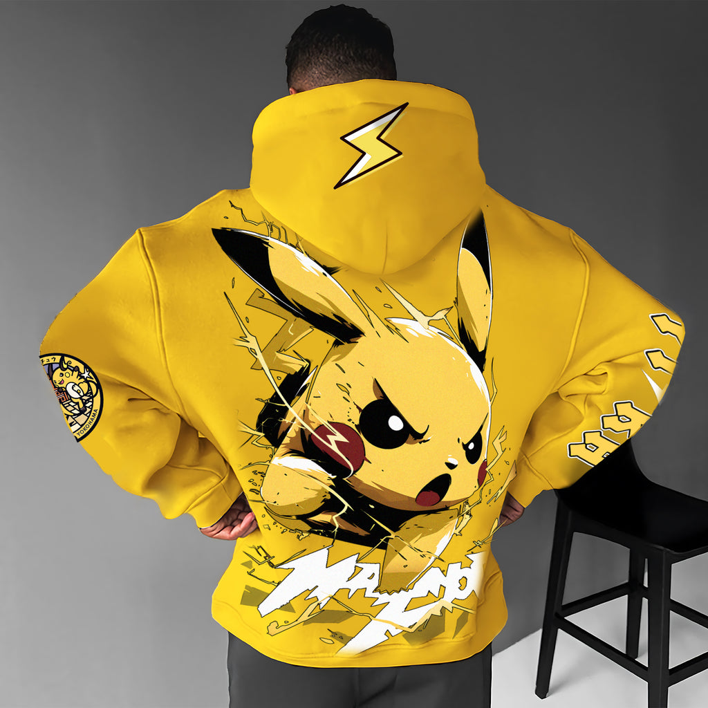 PKM-Unisex Anime Graphic Streetwear Vintage Hoodie