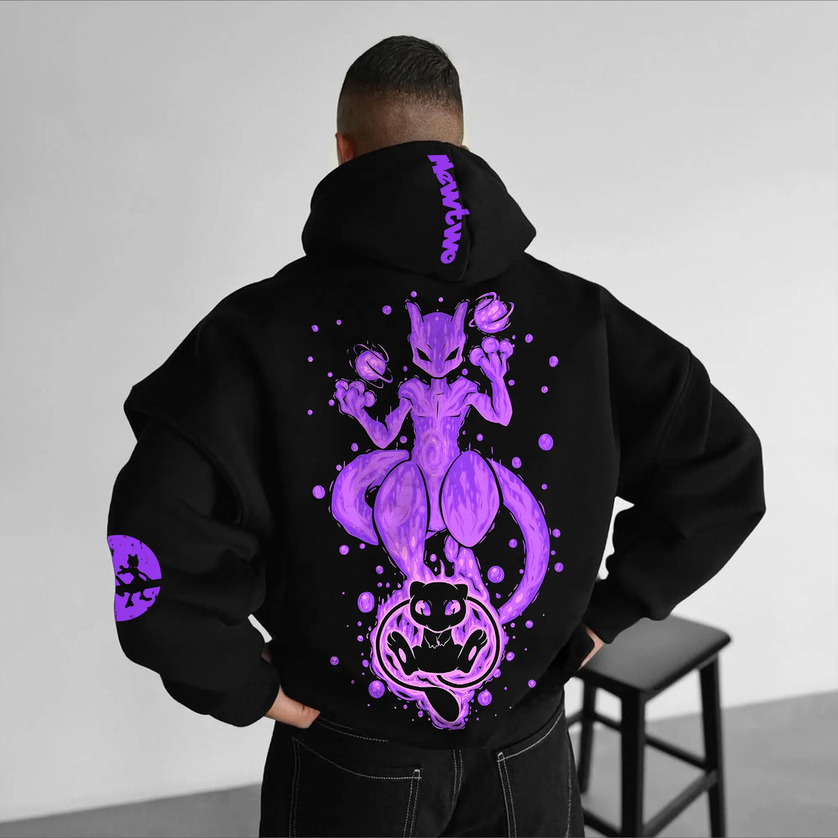 PKM-Unisex Anime Graphic Streetwear Vintage Hoodie