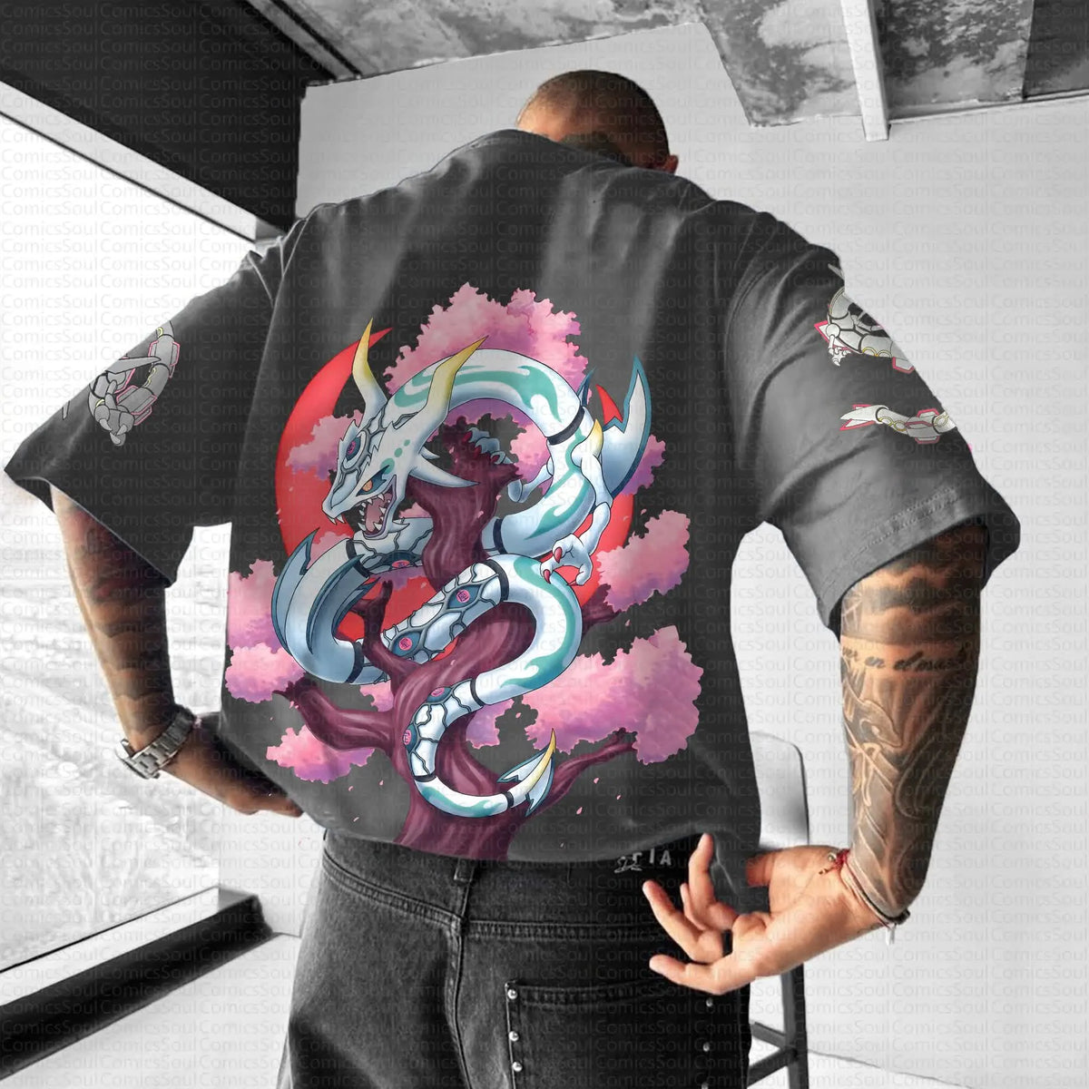PKM-Unisex  Anime Inspired Vintage T-Shirt